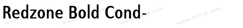 Redzone Bold Cond字体转换